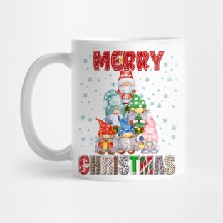 Merry Christmas Gnome Family Funny Xmas Tree Women Men Kids Mug